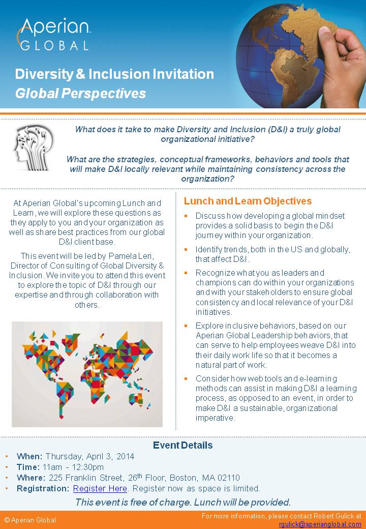 Diversity  Inclusion   Global Perspectives v2